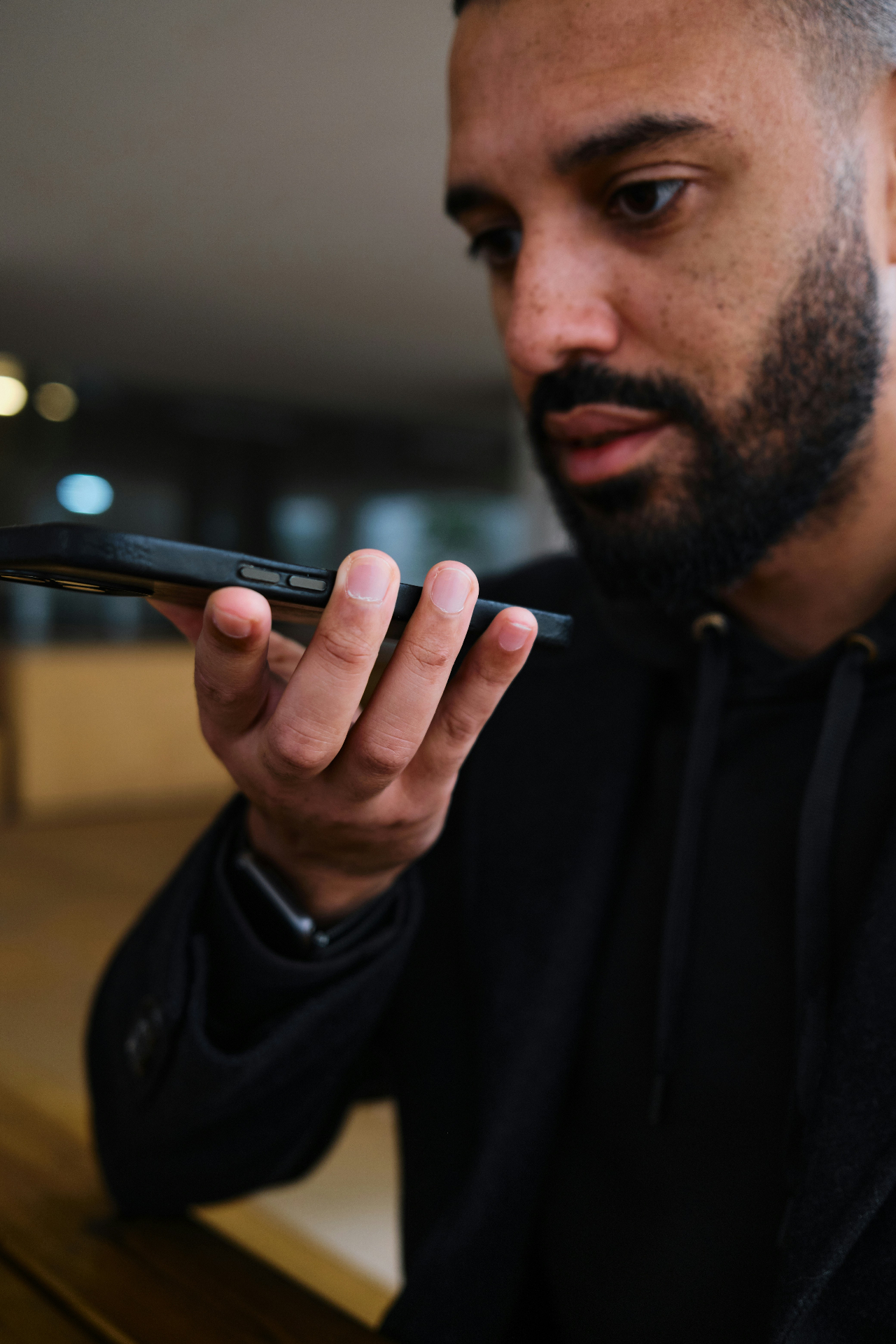 Person on a phone