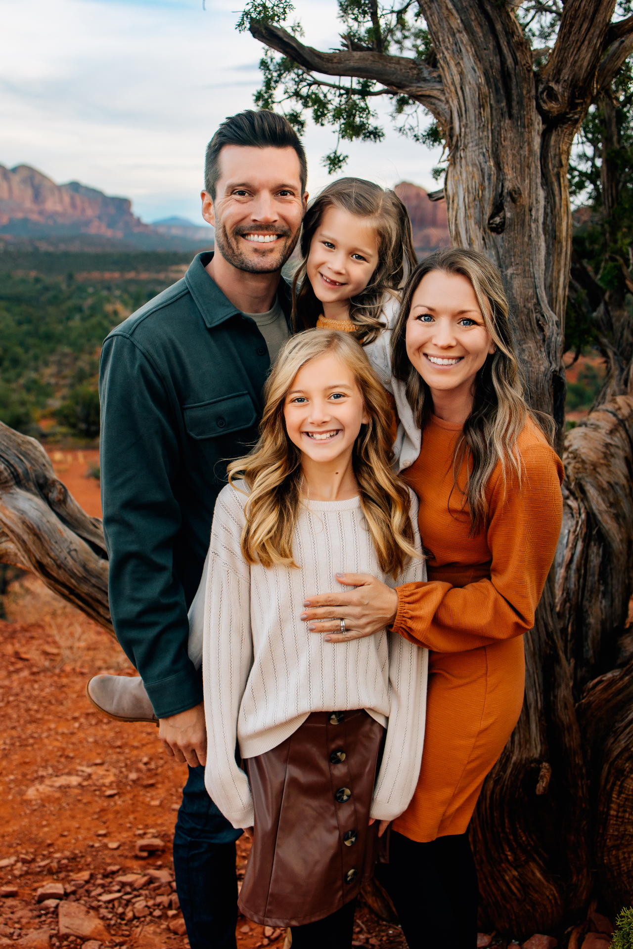 Brock Moreau and family